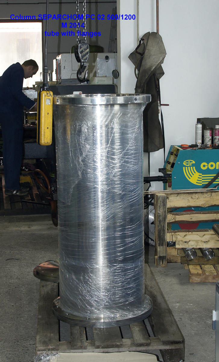 SEPARCHROM PC02 500/1200 IMG-1 SEPARCHROM PC02 500/1200 TUBE WITH FLANGES