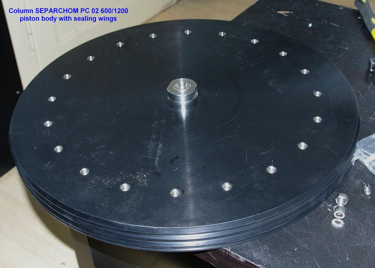 SEPARCHROM PC02 600/1200 PISTON BODY WITH SEALING RINGS